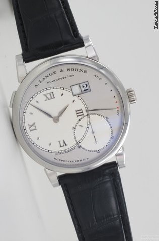 A. Lange & Sohne Grande Lange 1 in 950er Platinum watches