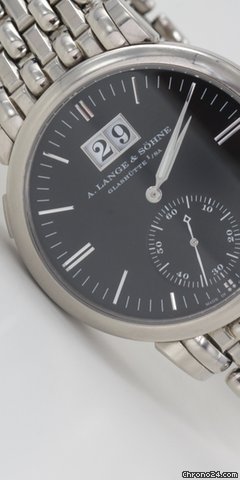 A. Lange & Sohne Sax-O-Mat Wei gold am Wei goldband watches