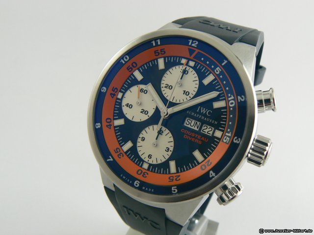 IWC AQUATIMER COUSTEAU LIMITED EDITION CHRONOGRAPH watches