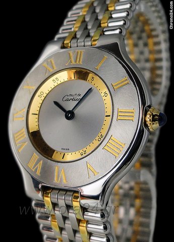 Cartier Must 21 de Cartier Gold/Steel 31mm watches