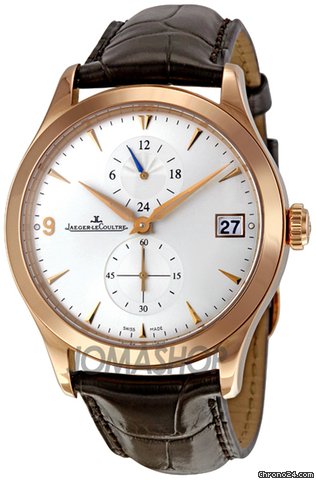 Jaeger-LeCoultre Master Dual Time Silver Dial Automatic Mens Watch Q1622430 watches