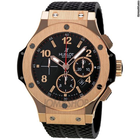 Hublot Big Bang Black Dial Black Rubber Mens Watch 301PX130RX watches