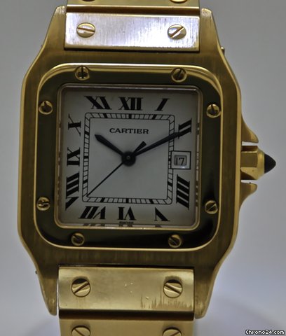 Cartier Santos Oro Auto watches