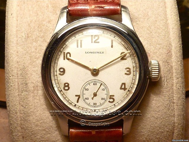 Longines Tre Tacche "Step Case" waterproof 1937 watch watches
