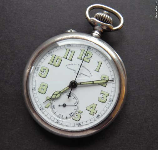 Vacheron Constantin Corps of Engineers Milit?r Chronograph Taschenuhr watches