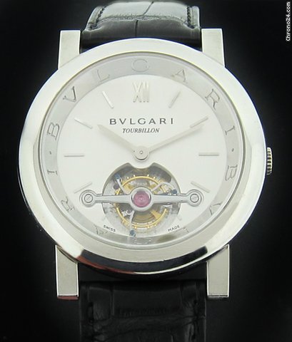 Bulgari Platinum Tourbillon Mechanical Watch 40 PL TB watches