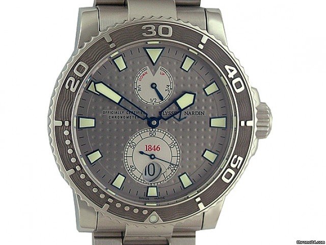 Ulysse Nardin Marine Diver Chronometer Stahl/Stahl 43mm watches