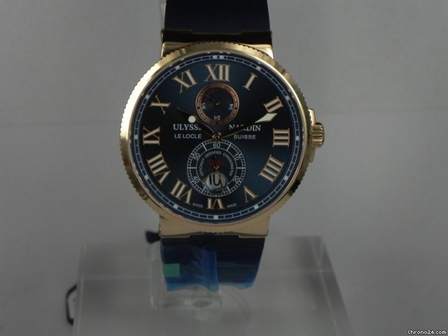 Ulysse Nardin MAXI MARINE CHRONO 43MM ROSE GOLD watches