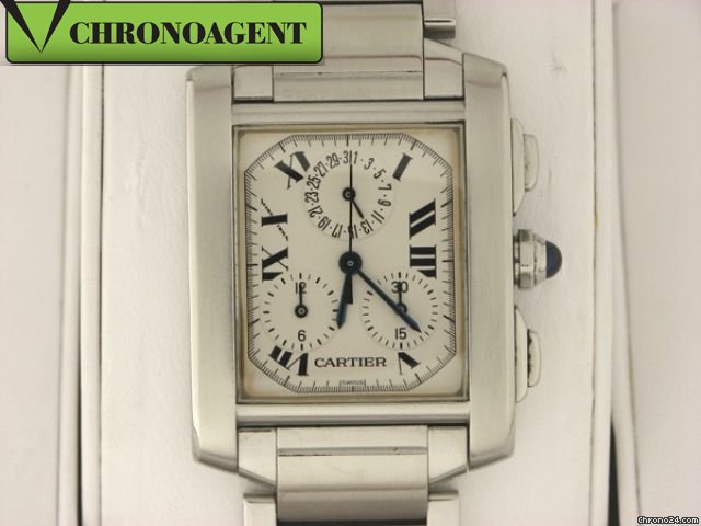 Cartier Tank Francaise Chronoflex Acciaio watches