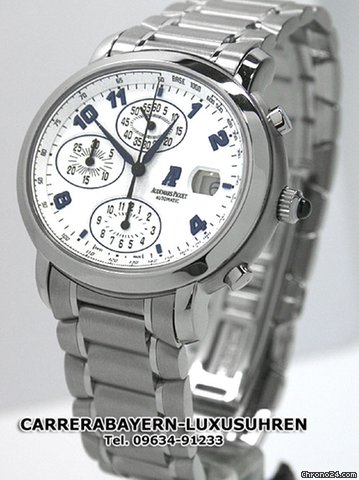 Audemars Piguet Millenary Chrono Stahl/Stahl wei es ZB watches