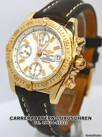 Breitling Chrono Cockpit 18ct Rotgold watches