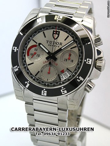 Tudor Gran Tour Chrono Stahl/Stahl watches