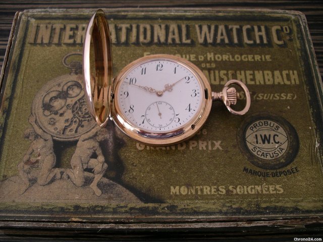 IWC Savonette in Gelbgold watches