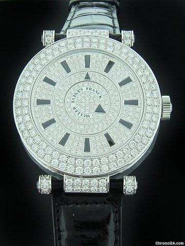 Franck Muller White Gold Double Mystery Diamond Watch DM42D2RCD watches
