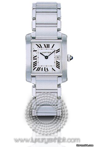 Cartier Tank Francaise Stainless Steel Unisex Watch W51011Q3 watches