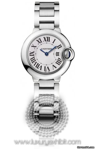 Cartier Ballon Bleu Small Stainless Steel Ladies Watch W69010Z4 watches