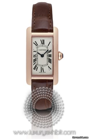 Cartier Tank Americaine 18kt Rose Gold Ladies Watch W2607456 watches