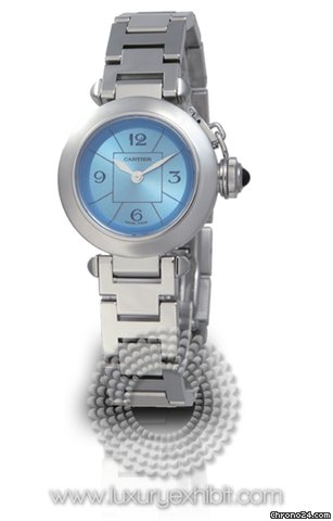 Cartier Miss Pasha Polished Steel Ladies Watch W3140024 watches