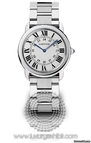 Cartier Rondo Solo Stainless Steel Mens Watch W6701005 watches