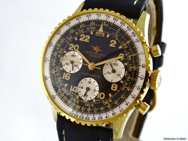 Breitling Vintage Comonaute, Ref. 809, 18k Gold/Steel watches