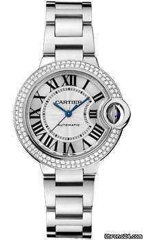 Cartier Ballon Bleu White Gold With Diamonds watches
