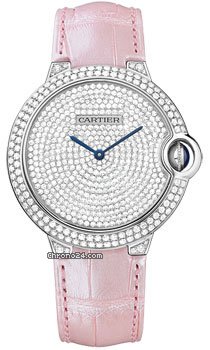Cartier Ballon Bleu White Gold With Diamonds watches