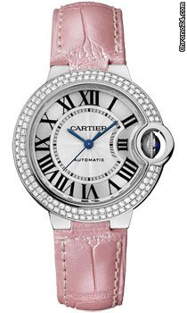 Cartier Ballon Bleu White Gold With Diamonds watches