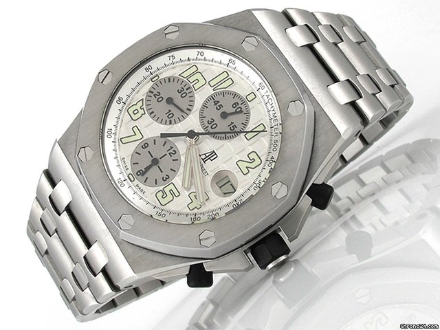 Audemars Piguet Herren "ROYAL OAK OFFSHORE" 42 mm Edelstahl Automatik watches