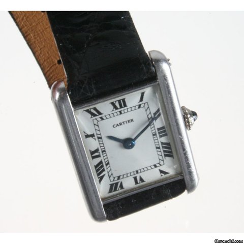 Cartier Fr¨¹he und seltene Cartier 750er Wei gold Ref. 10768,8360 watches
