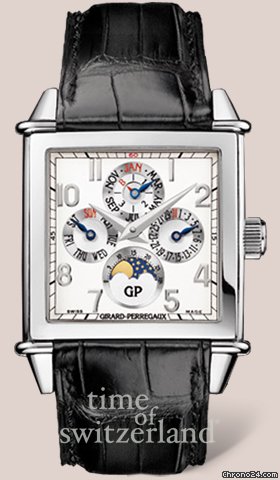 Girard Perregaux Vintage 1945 Man Square Perpetual Calendar 90290-53-111-BA6A watches