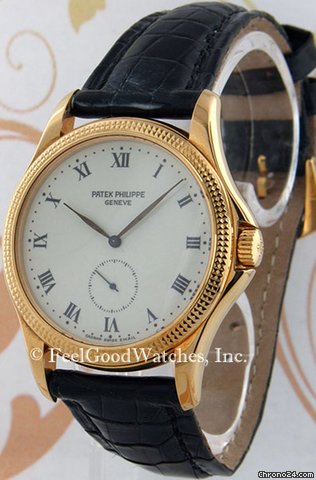 Patek Philippe 5115J Calatrava, Yellow Gold, Enamel Dial watches