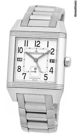 Jaeger-LeCoultre Gent's Stainless Steel Reverso Squadra GMT Hometime watches