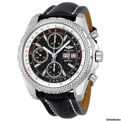 Breitling Bentley GT Black Dial Chronograph Automatic Mens Watch A1336212-B960BKLT watches