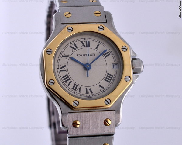 Cartier Ladies Santos 2 Tone Quartz watches