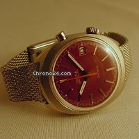 Omega chronostop 146-009 burgundy dial Very rare watches