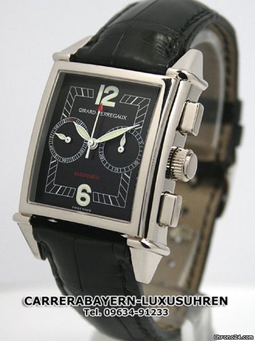 Girard Perregaux Vintage 1945 Chrono 18K Wei gold watches