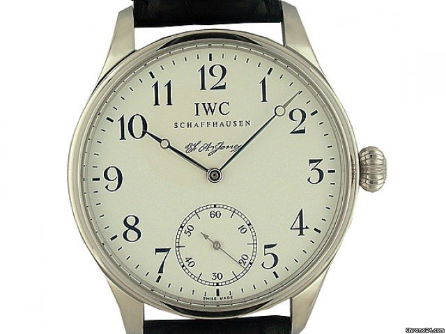 Replica IWC Portugieser F. A. Jones 950 Platin limitiert 200/500 Ungetragen Watch