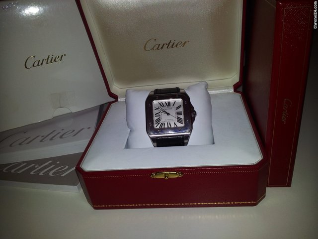 Cartier Santos 100 watches