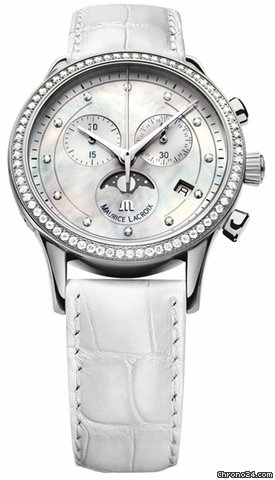 Maurice Lacroix Les Classiques Phase de Lune Chrono Ladies watches