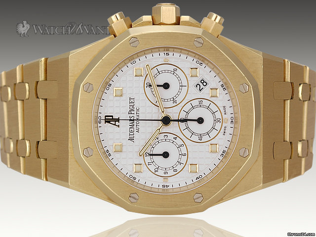 Audemars Piguet AP Royal Oak Chronograph - 25960BA.OO.1185BA.01 - 40mm 18k Yellow Gold - Boxes/Papers 100% Complete watches