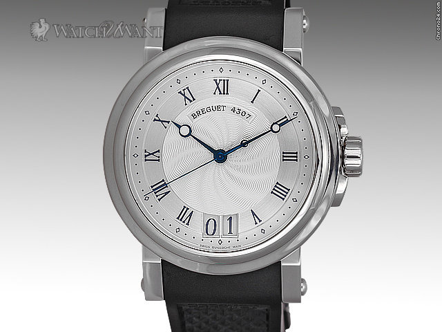 Breguet Automatic "Big Date" Marine - 39mm Stainless Steel - Ref. 5817st - Indistinguishable From New Condition watches