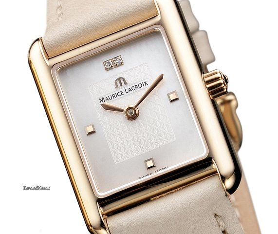 Maurice Lacroix Les Classiques Damenuhr Gold Diamant perlmutt watches