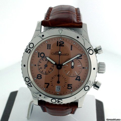 Breguet Type XX Transatlantique 3827 Platinum Pre-owned watches
