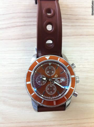 Breitling SuperOcean Heritage Chronographe braun watches