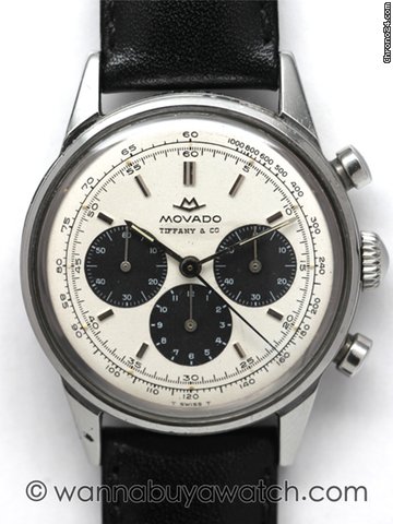 Movado Chronograph for Tiffany & Co. / stk#40878 watches