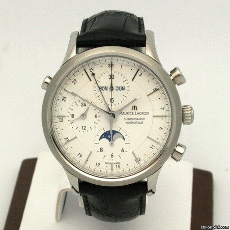 Maurice Lacroix Les Classiques Phase de Lune LC6078-SS001-13E Pre-owned watches