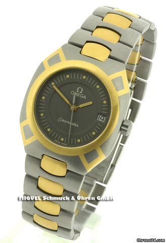Omega Seamaster Titan mit Goldintarsien (gebraucht) watches