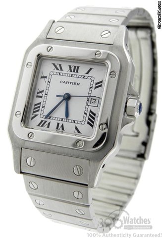 Cartier Santos Stainless Steel Automatic Date Large Size 29mm Watch watches