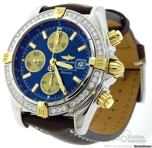Breitling Chronomat B13356 Original Diamond Chronograph Watch watches