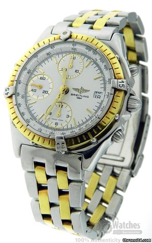 Breitling Chronomat D13048 Two Tone Automatic Chronograph Date Watch watches